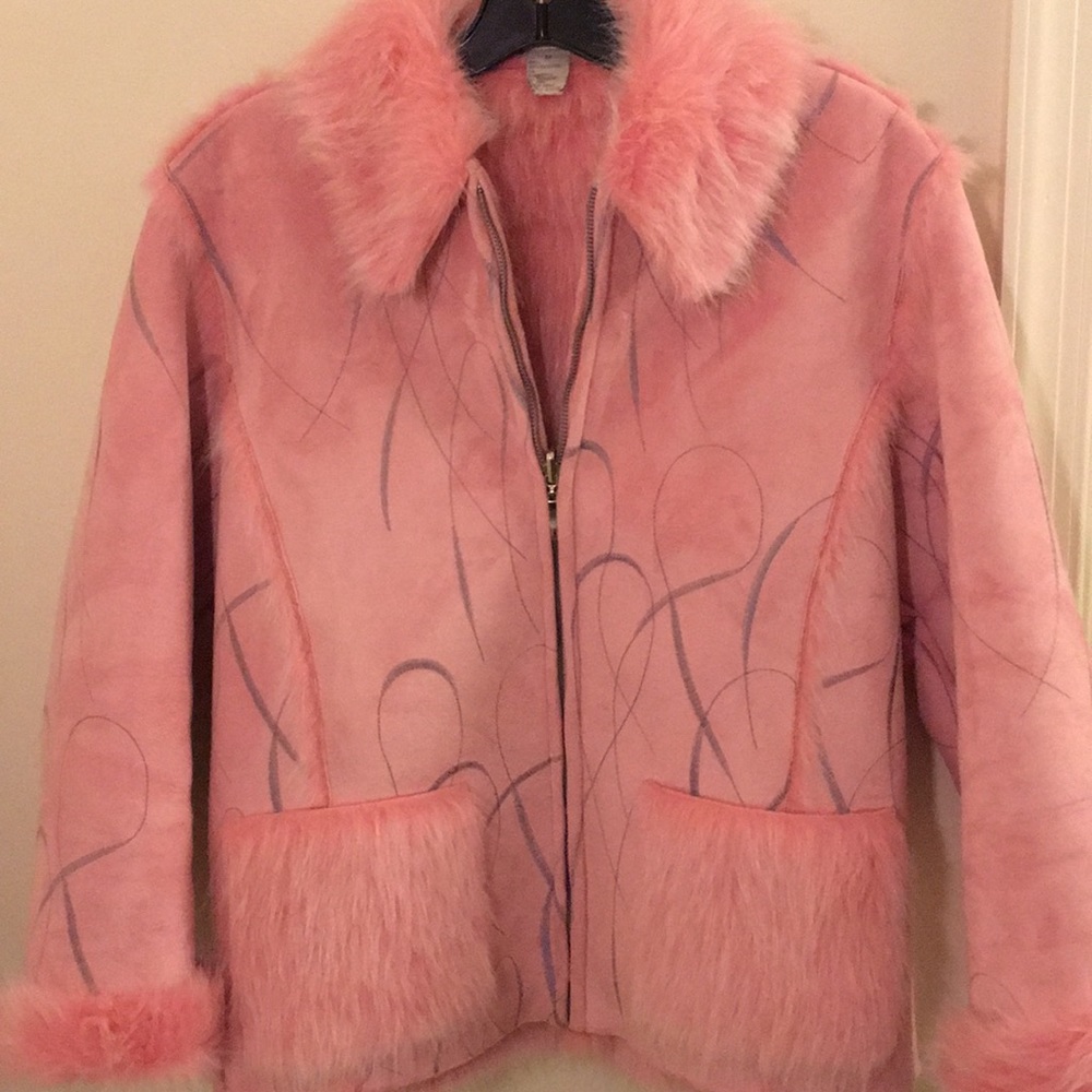 Medium Pink Jacket w/ Pink Fur